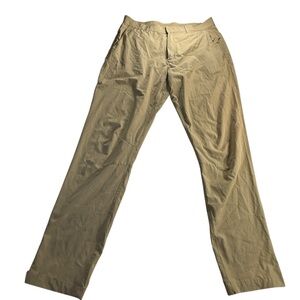 Fabletics men’s athletic pants tan waist 36